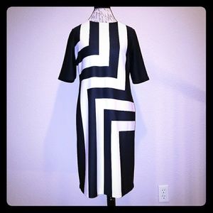 Chico's Bold Stripe Short Dress